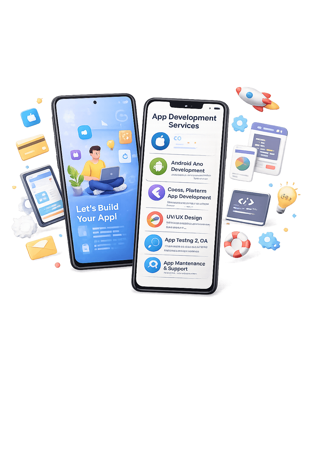 Custom Mobile App Mockup